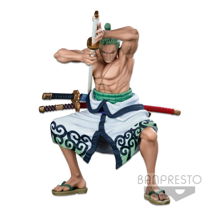 One Piece World Figure Colosseum 3 Super Master Stars Piece Roronoa Zoro (The Brush) Gallery Image 3