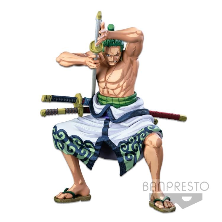 One Piece World Figure Colosseum 3 Super Master Stars Piece Roronoa Zoro (Two Dimensions) Gallery Image 3