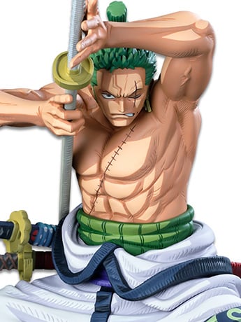 One Piece World Figure Colosseum 3 Super Master Stars Piece Roronoa Zoro (Two Dimensions) Gallery Image 2