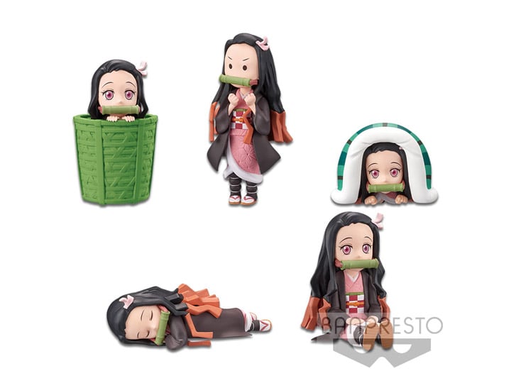 Demon Slayer: Kimetsu no Yaiba World Collectable Figure Nezuko Kamado Collection II Set of 5 Figures Gallery Image 1