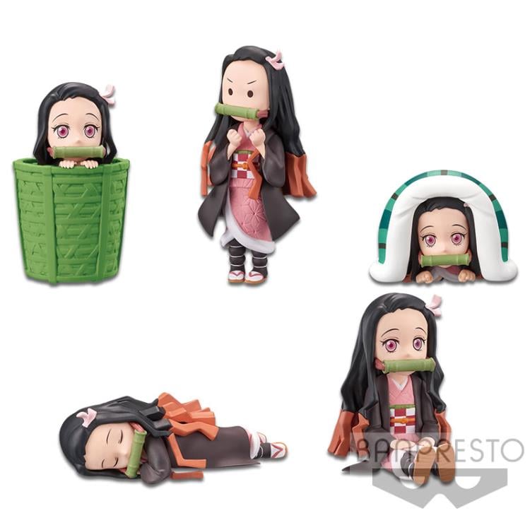 Demon Slayer: Kimetsu no Yaiba World Collectable Figure Nezuko Kamado Collection II Set of 5 Figures Gallery Image 3