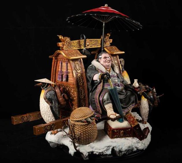 DC Premium Collectibles Samurai Series The Penguin Daimyo 1/4 Scale Limited Edition Statue Gallery Image 6