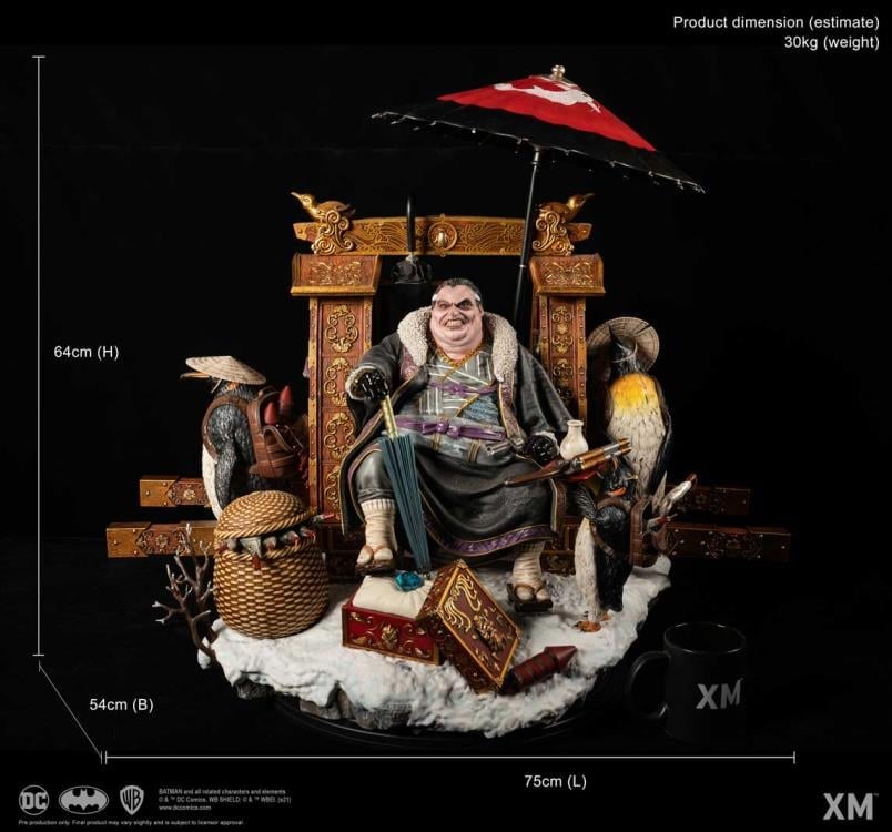 DC Premium Collectibles Samurai Series The Penguin Daimyo 1/4 Scale Limited Edition Statue Gallery Image 30