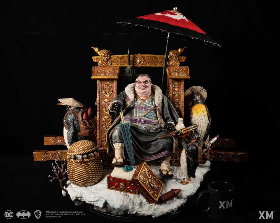 DC Premium Collectibles Samurai Series The Penguin Daimyo 1/4 Scale Limited Edition Statue Gallery Image 4