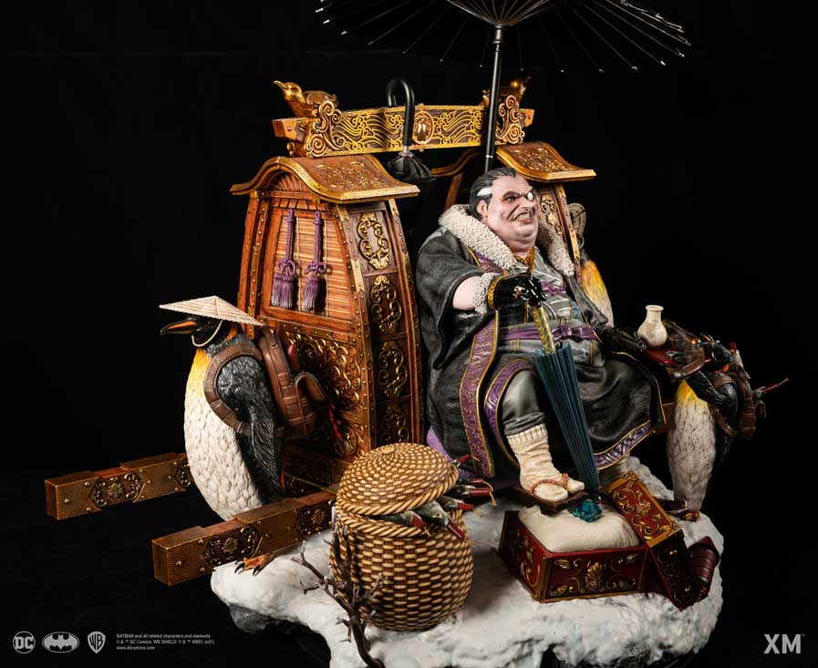 DC Premium Collectibles Samurai Series The Penguin Daimyo 1/4 Scale Limited Edition Statue Gallery Image 10