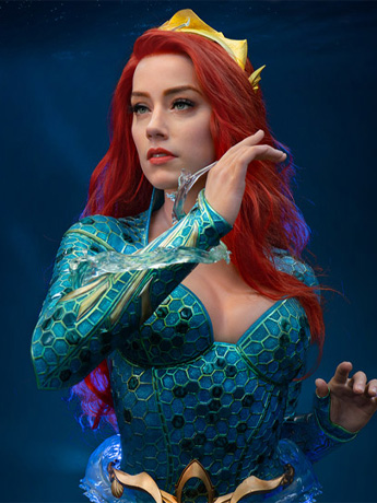 Aquaman Mera Life-Size Limited Edition Bust Gallery Image 2