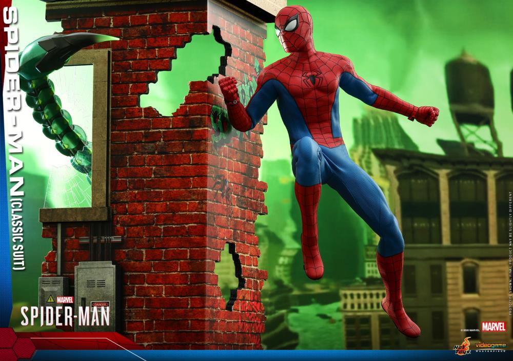 Marvel's Spider-Man VGM48 Spider-Man (Classic Suit) 1/6th scale Collectible Figure Gallery Image 16