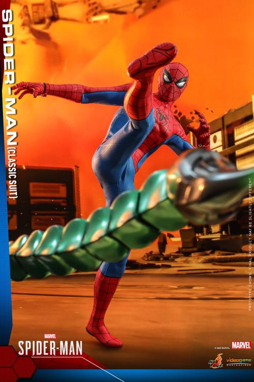 Marvel's Spider-Man VGM48 Spider-Man (Classic Suit) 1/6th scale Collectible Figure Gallery Image 10