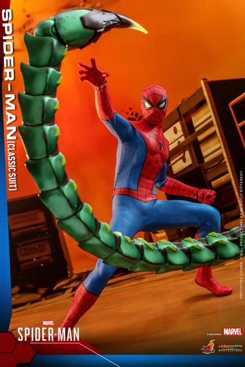 Marvel's Spider-Man VGM48 Spider-Man (Classic Suit) 1/6th scale Collectible Figure Gallery Image 8
