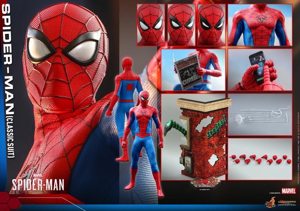 Marvel's Spider-Man VGM48 Spider-Man (Classic Suit) 1/6th scale