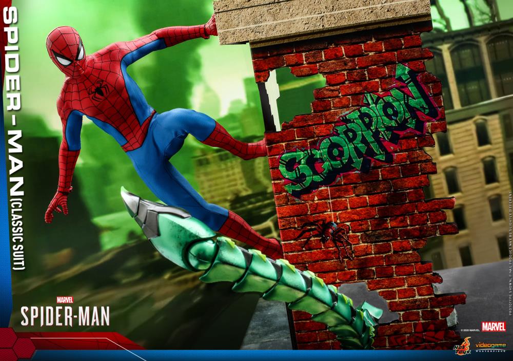 Marvel's Spider-Man VGM48 Spider-Man (Classic Suit) 1/6th scale Collectible Figure Gallery Image 20