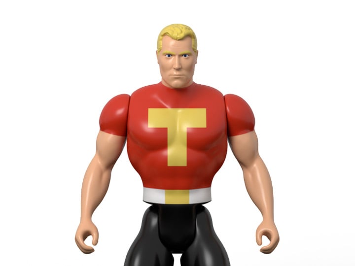Amazing Heroes Captain Tootsie BBTS Exclusive Figure Gallery Image 1