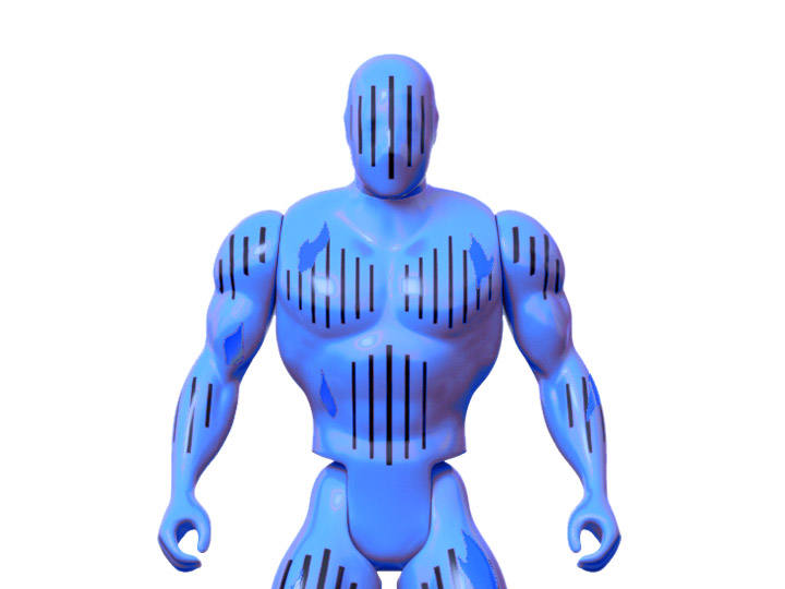 Amazing Heroes The Blue Flame BBTS Exclusive Figure Gallery Image 1