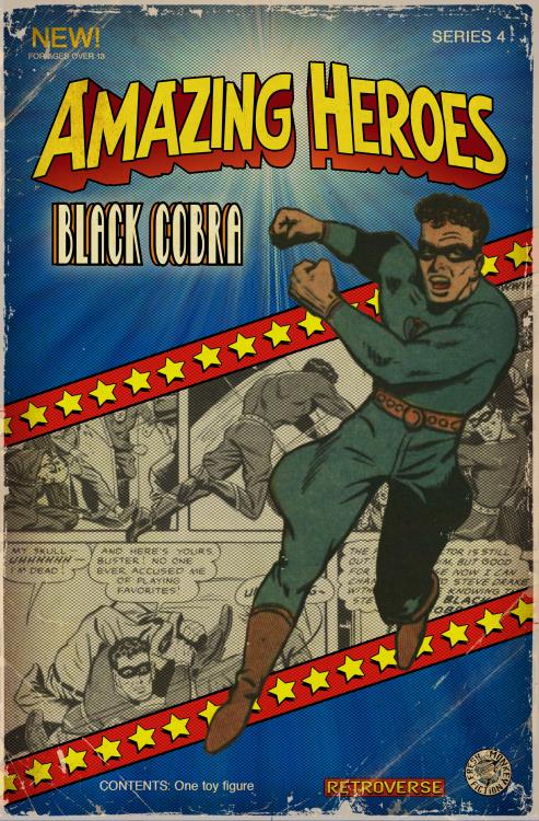 Amazing Heroes (Golden Age Ver.) Wave 6 Set of 8 BBTS Exclusive Figures Gallery Image 13