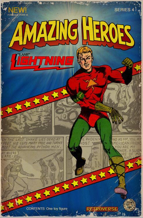 Amazing Heroes (Golden Age Ver.) Wave 6 Set of 8 BBTS Exclusive Figures Gallery Image 16