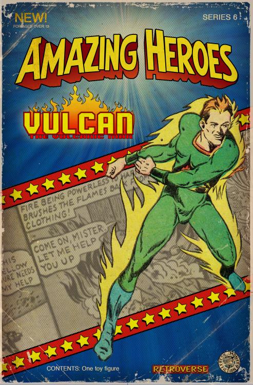 Amazing Heroes (Golden Age Ver.) Wave 6 Set of 8 BBTS Exclusive Figures Gallery Image 7