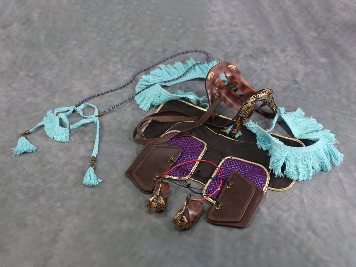 Ancient Japanese Harness (Blue) 1/6 Scale Accessory Set Gallery Image 1