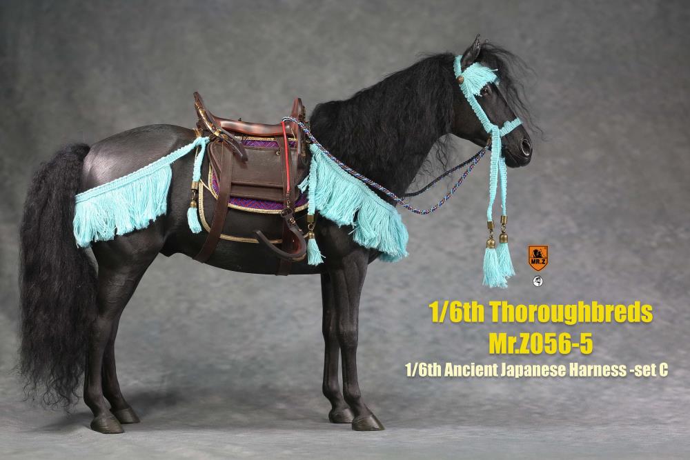 Ancient Japanese Harness (Blue) 1/6 Scale Accessory Set Gallery Image 5