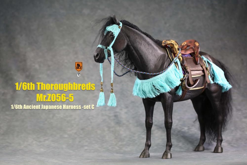 Ancient Japanese Harness (Blue) 1/6 Scale Accessory Set Gallery Image 3