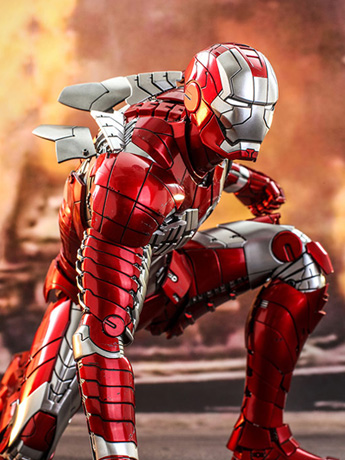 Iron Man 2 MMS400-D18 Mark V 1/6th Scale Collectible Figure (Reissue) Gallery Image 2