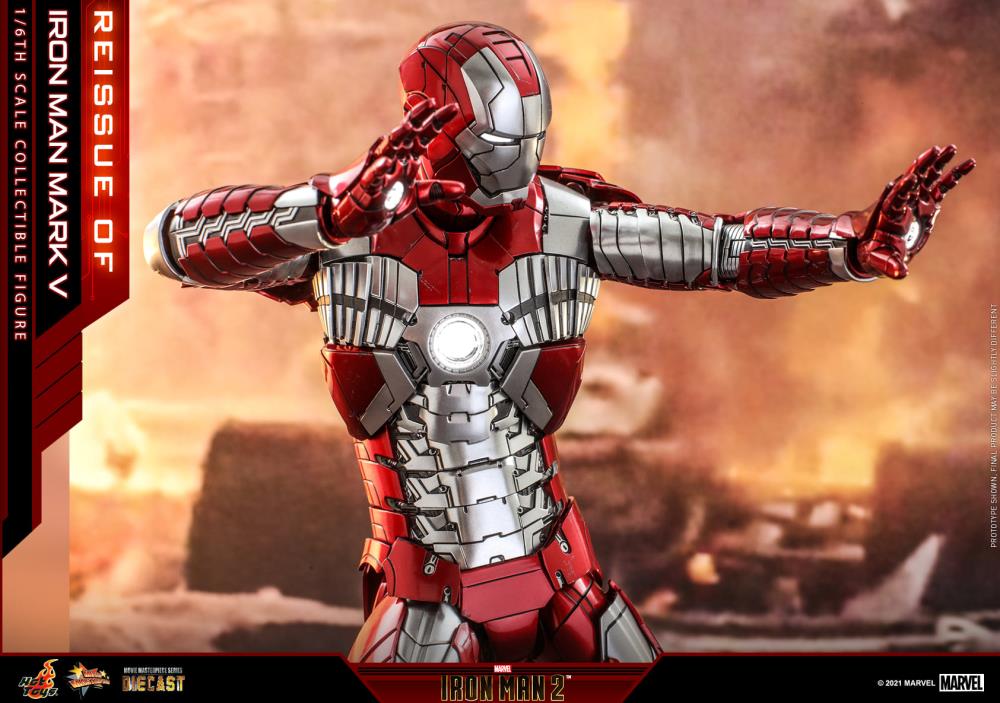 Iron Man 2 MMS400-D18 Mark V 1/6th Scale Collectible Figure (Reissue)