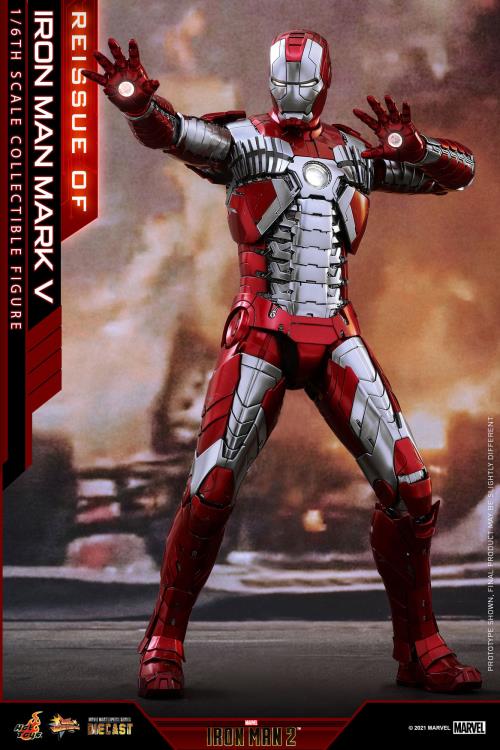 Iron Man 2 MMS400-D18 Mark V 1/6th Scale Collectible Figure (Reissue) Gallery Image 5