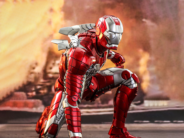Iron Man 2 MMS400-D18 Mark V 1/6th Scale Collectible Figure (Reissue)
