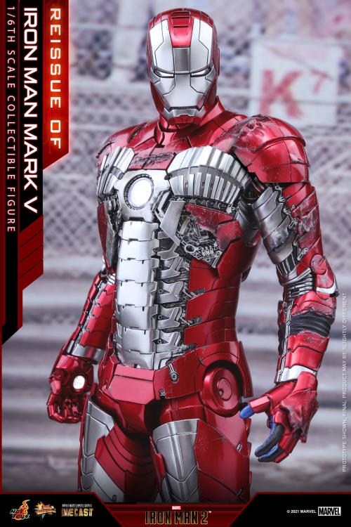 Iron Man 2 MMS400-D18 Mark V 1/6th Scale Collectible Figure (Reissue) Gallery Image 8