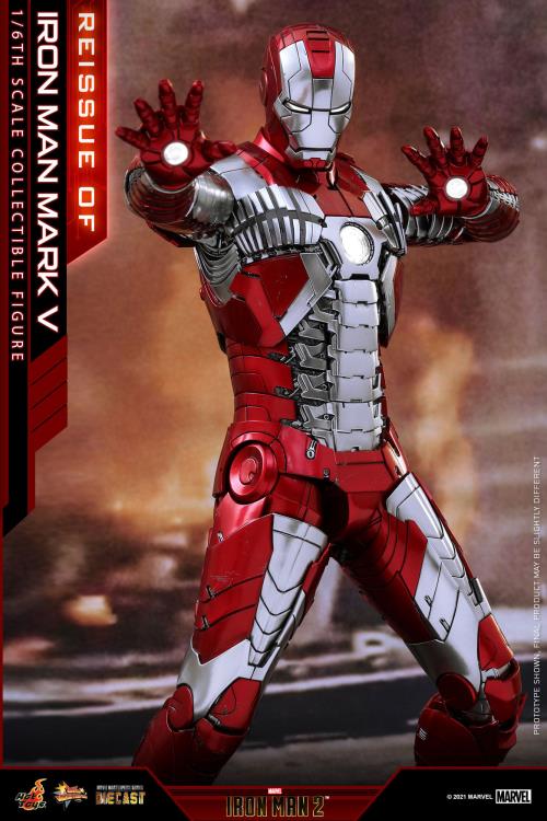 Iron Man 2 MMS400-D18 Mark V 1/6th Scale Collectible Figure (Reissue) Gallery Image 6