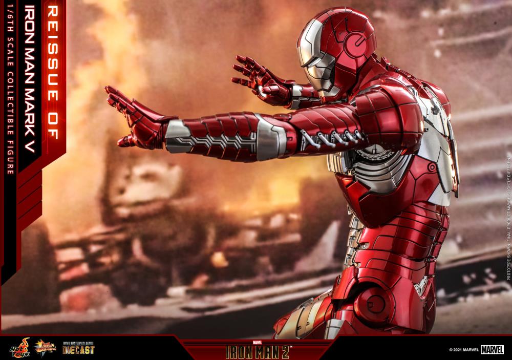 Iron Man 2 MMS400-D18 Mark V 1/6th Scale Collectible Figure (Reissue)