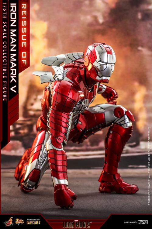 Iron Man 2 MMS400-D18 Mark V 1/6th Scale Collectible Figure (Reissue)