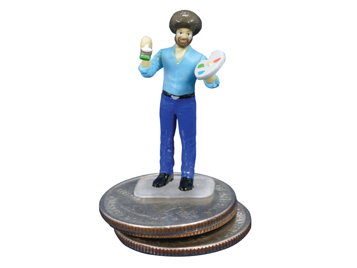 World’s Smallest Bob Ross Micro Figure Gallery Image 1