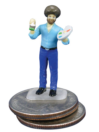World’s Smallest Bob Ross Micro Figure Gallery Image 2