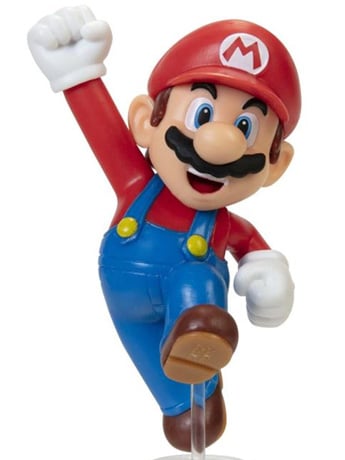 World of Nintendo Jumping Mario 2.5-Inch Scale Limited Articulation Figure Gallery Image 2