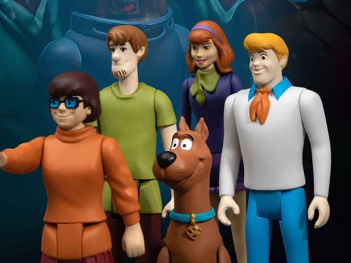 新品Scooby Doo Groovy Headstackersフィギュアセット Sealed Hanna Barbera Scooby Doo Time Trap 5 Pack Who Dunnit Heads