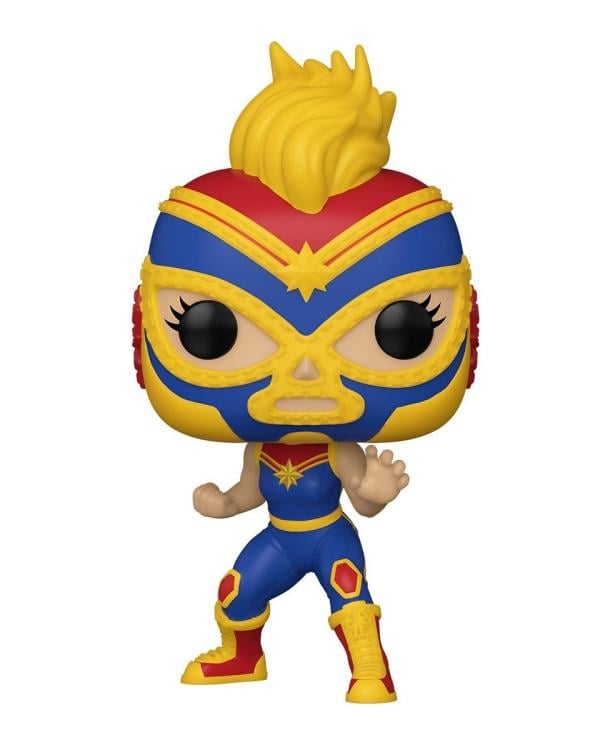 Pop! Marvel: Lucha Libre Captain Marvel Gallery Image 3