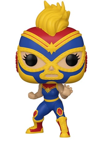 Pop! Marvel: Lucha Libre Captain Marvel Gallery Image 2