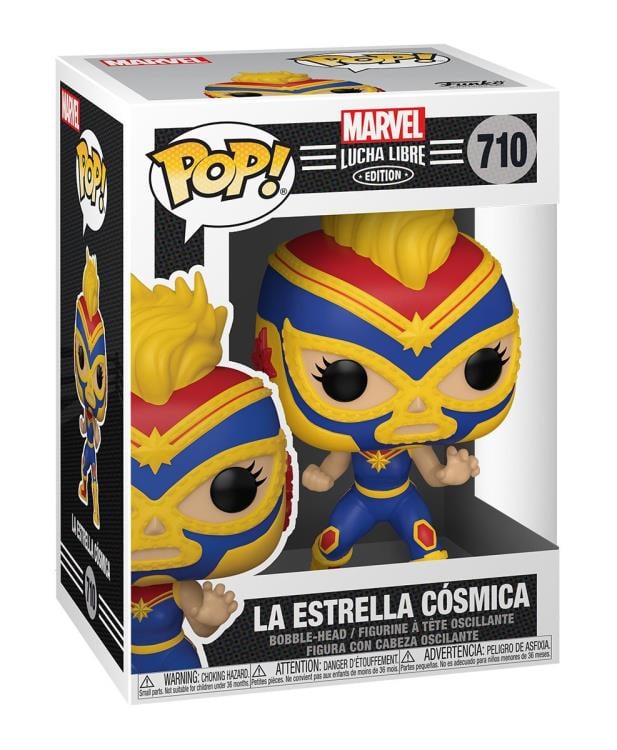 Pop! Marvel: Lucha Libre Captain Marvel Gallery Image 4
