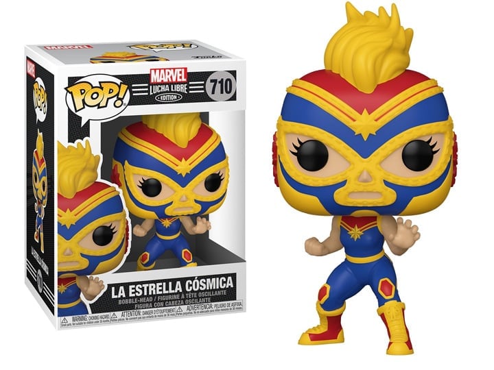 Pop! Marvel: Lucha Libre Captain Marvel Gallery Image 1