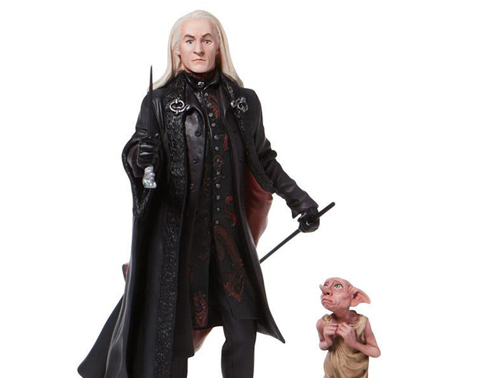 Wizarding World of Harry Potter Lucius Malfoy with Dobby Figurine Gallery Image 1