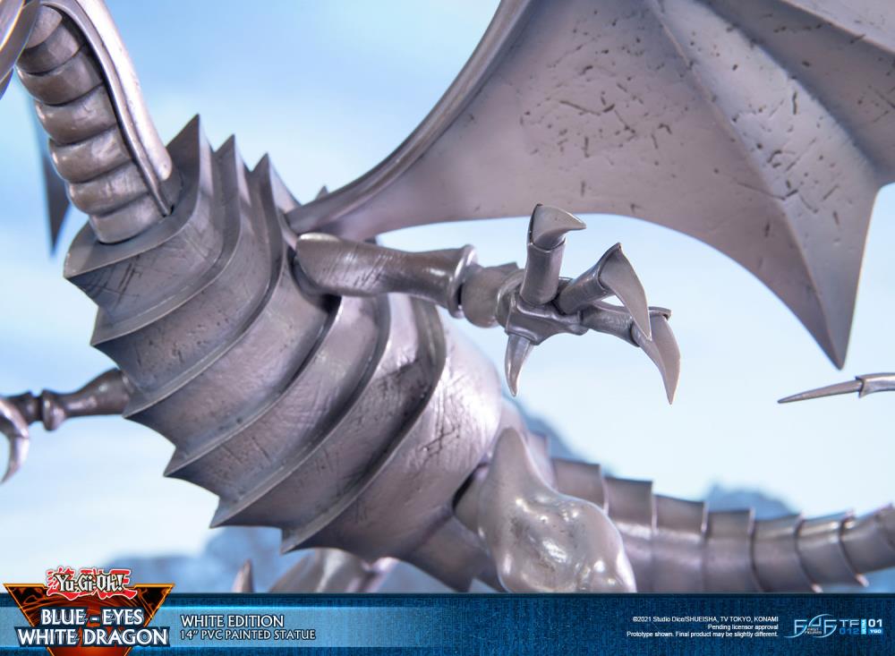 Yu-Gi-Oh! Blue-Eyes White Dragon (White Variant) Statue Gallery Image 16