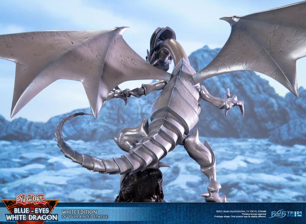 Yu-Gi-Oh! Blue-Eyes White Dragon (White Variant) Statue Gallery Image 18