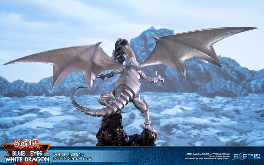 Yu-Gi-Oh! Blue-Eyes White Dragon (White Variant) Statue Gallery Image 7