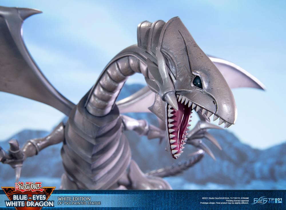 Yu-Gi-Oh! Blue-Eyes White Dragon (White Variant) Statue Gallery Image 15