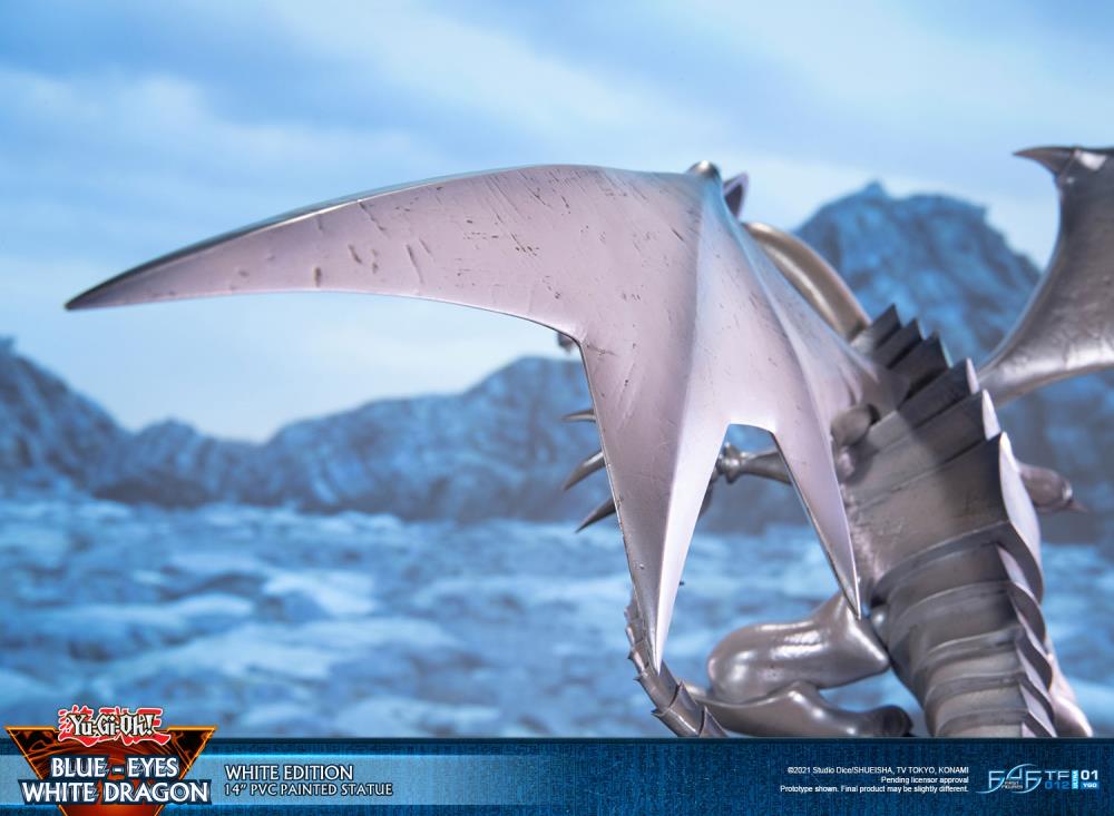 Yu-Gi-Oh! Blue-Eyes White Dragon (White Variant) Statue Gallery Image 17