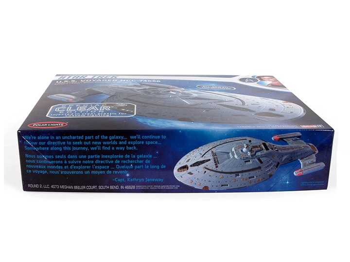 Star Trek: Voyager U.S.S. Voyager 1/1000 Scale Model Kit Gallery Image 4