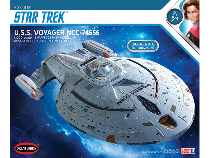 Star Trek: Voyager U.S.S. Voyager 1/1000 Scale Model Kit Gallery Image 1