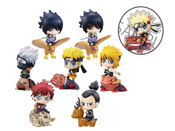 Naruto: Shippuden Petit Chara Land New Color! Kuchiyose Box of 8 Figures (With Gift) Gallery Image 1