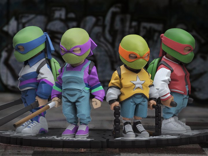 Teenage Mutant Ninja Turtles By Danil Yad Set of 4 Limited Edition Figures Gallery Image 1