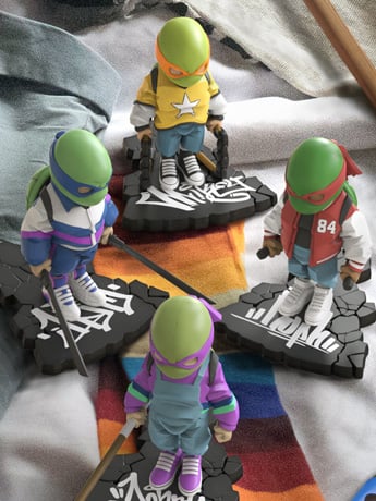 Teenage Mutant Ninja Turtles By Danil Yad Set of 4 Limited Edition Figures Gallery Image 2